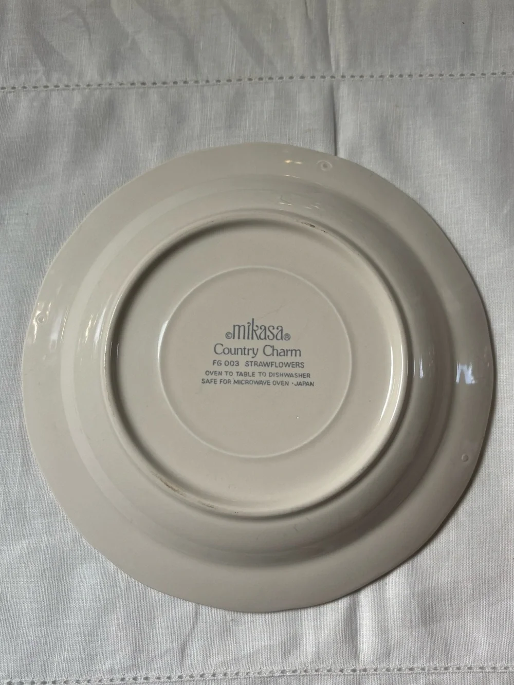 Vintage Mikasa Country Charm Strawflower Salad Plate Made in Japan